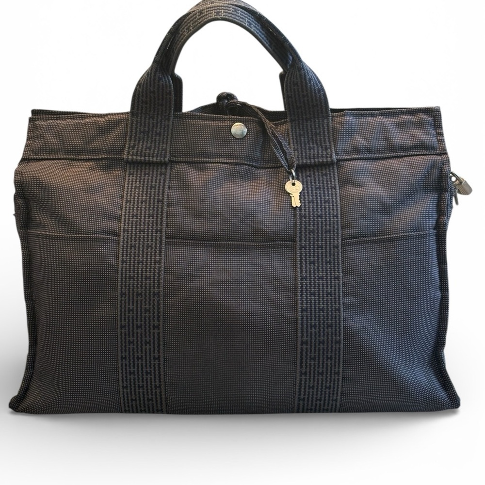 Hermes Herlin MM Laptop bag Grey lock and key included Bag Genderless